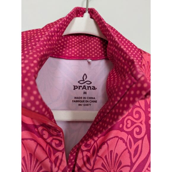 prAna Dress Womens Medium Hot Pink Activewear Stretch Performance‎ Boho Vacation - Picture 2 of 8